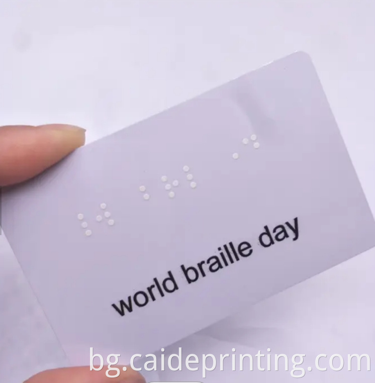 braille business cards